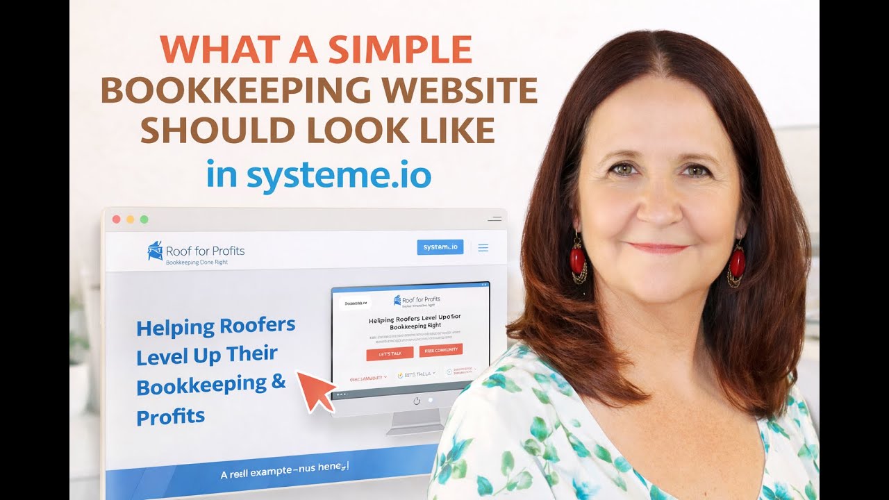 What a Simple Bookkeeping Website Should Look Like (Real System Example)