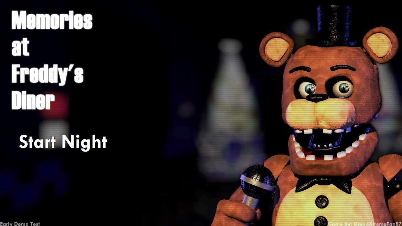 Memories at Freddy's Diner Early Demo