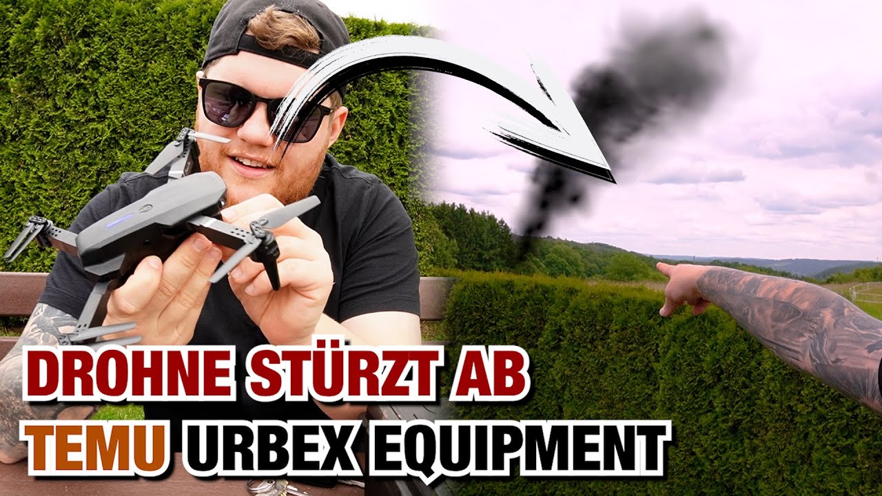Drohne Abgestürzt! Billige Urbex Ausrüstung von Temu im Härtetest!