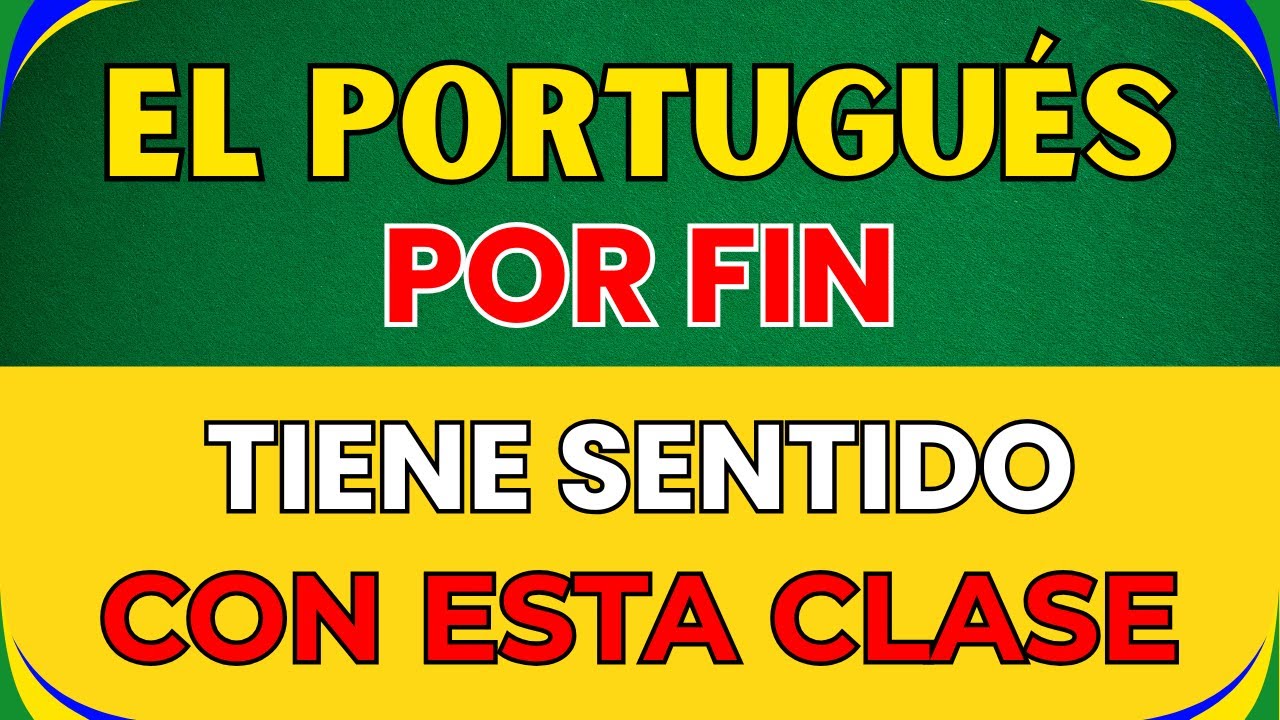 Aprende Portugués con Frases Diarias Reales | Método Fácil y Efectivo