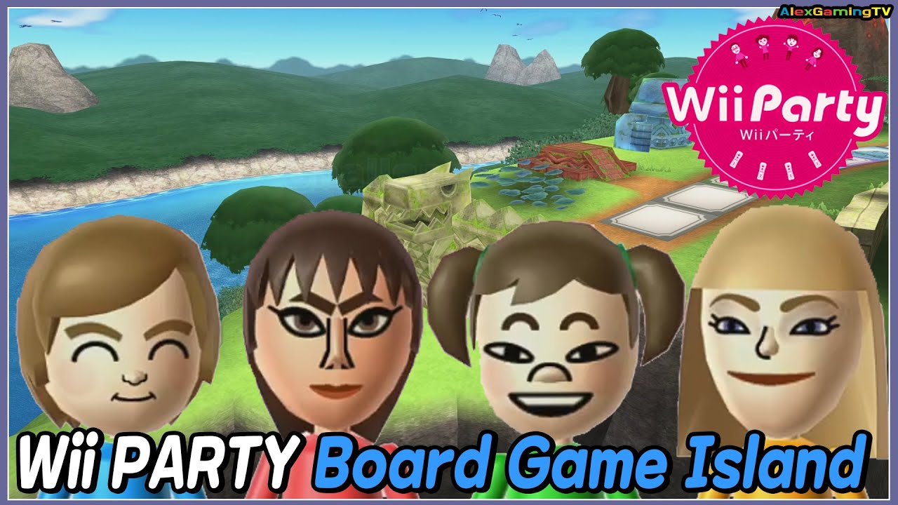 Wii Party - Board Game Island (Expert com) Susie vs Susana vs Midori vs Gabi | AlexGamingTV