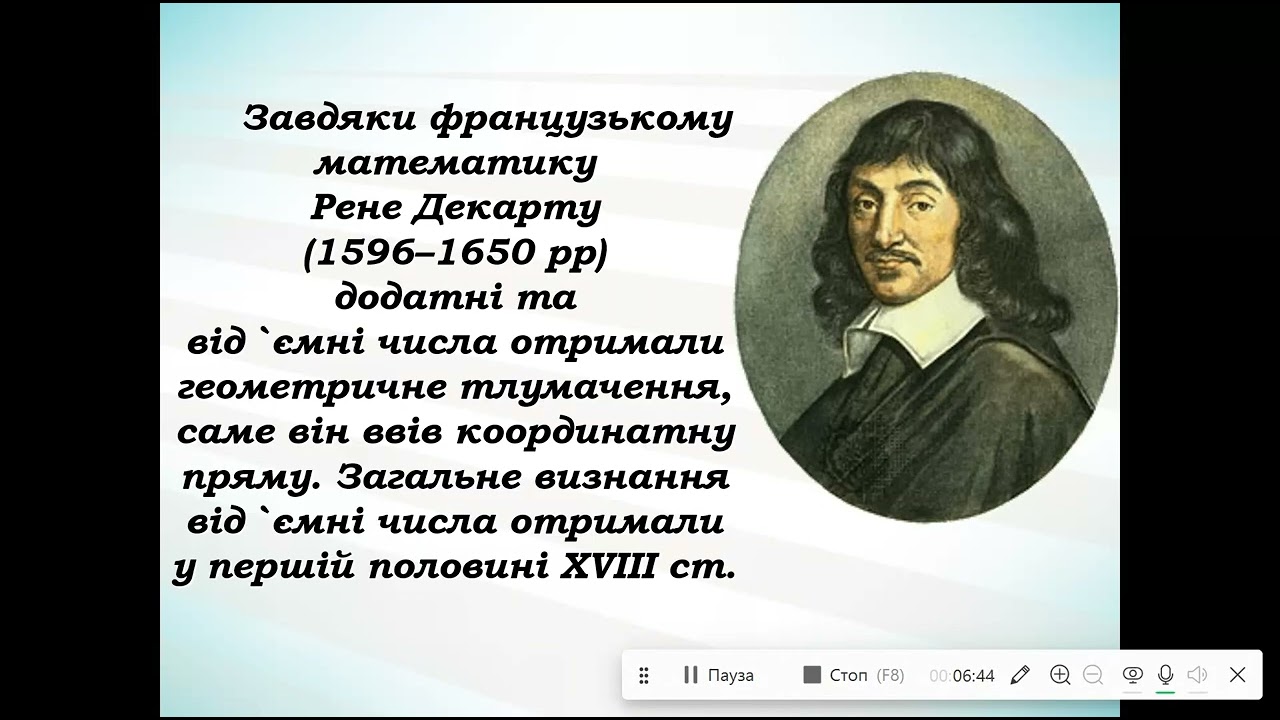 Координатна  пряма 6 клас
