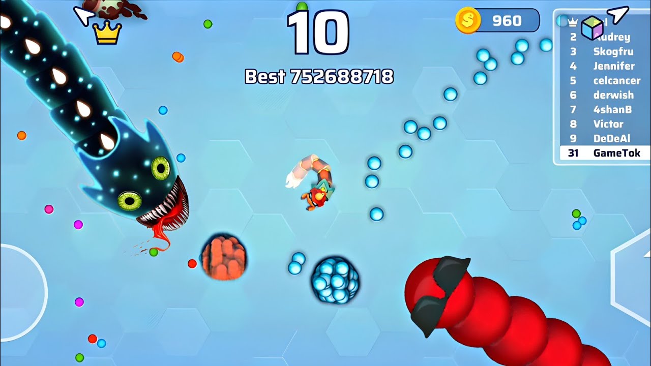Snake Io 🐍 Flame X Vs Gravina Snake🐍 Epic SnakeIo Gameplay