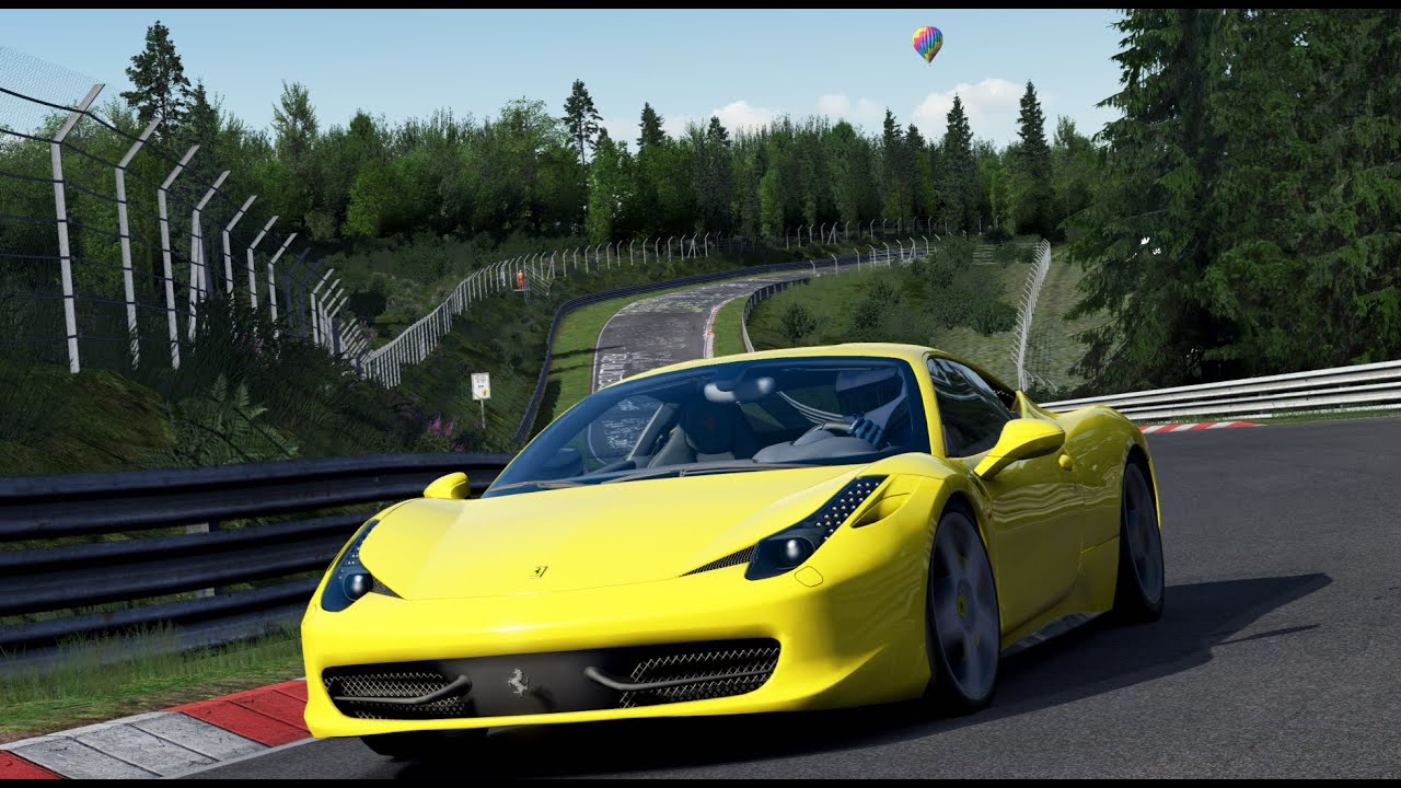 Ferrari 458 Italia - Nordschleife World Record 7:16:256 - Assetto Corsa
