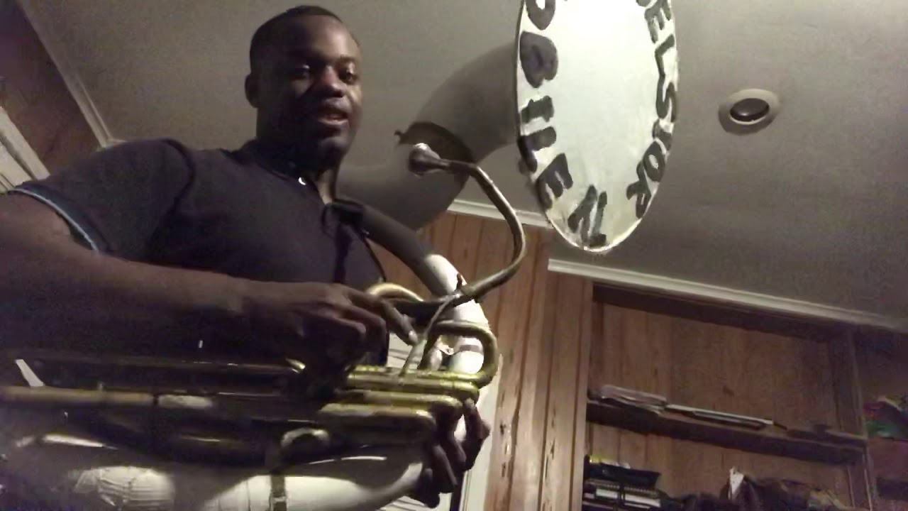 How to use air support and play in mouthpiece for tubas