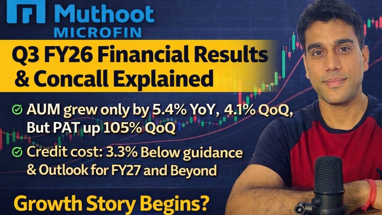 Muthoot Microfin Q3 FY26 Results & Concall Explained!