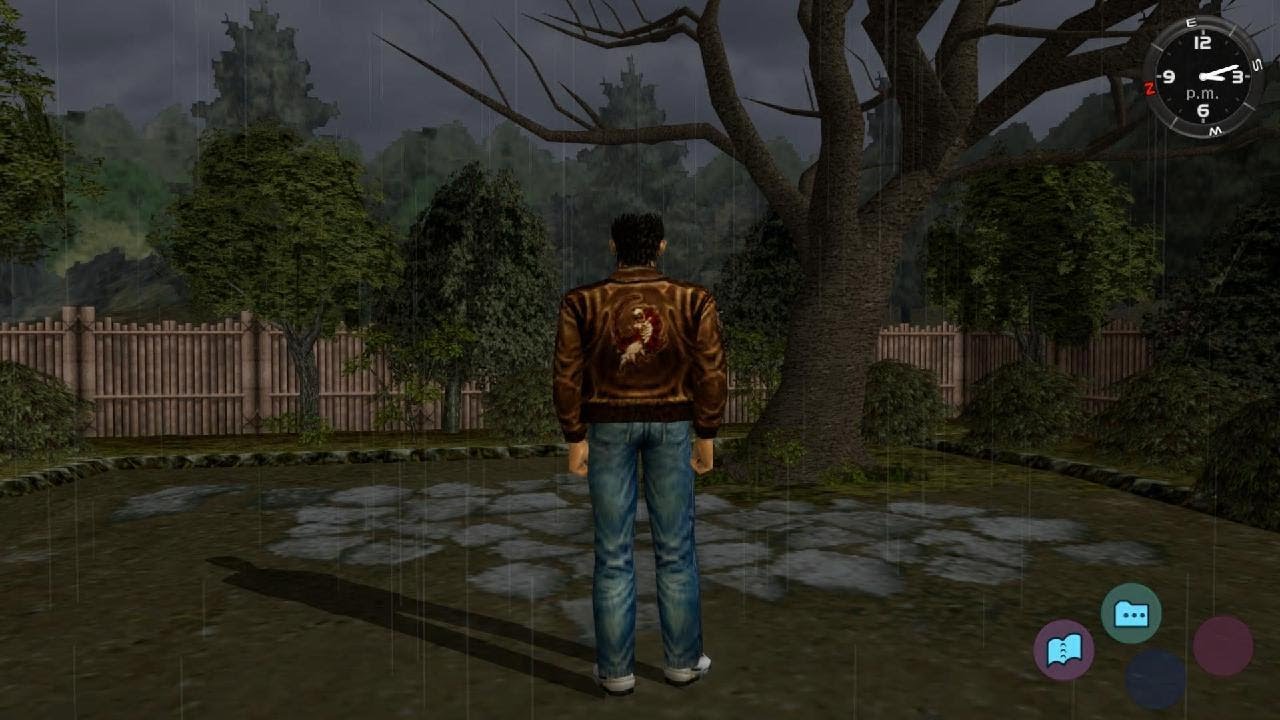 Shenmue Flashback Iwao and kid ryo tree (no background music)