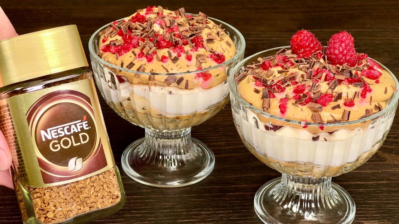Das Kaffeedessert, das die ganze Welt erobert hat! Ein einfaches und schnelles Rezept ohne Backen!