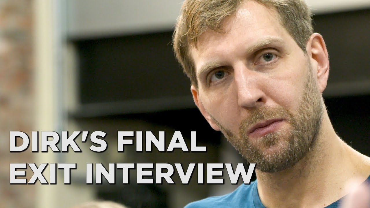Dirk Nowitzki gives his final exit interview
