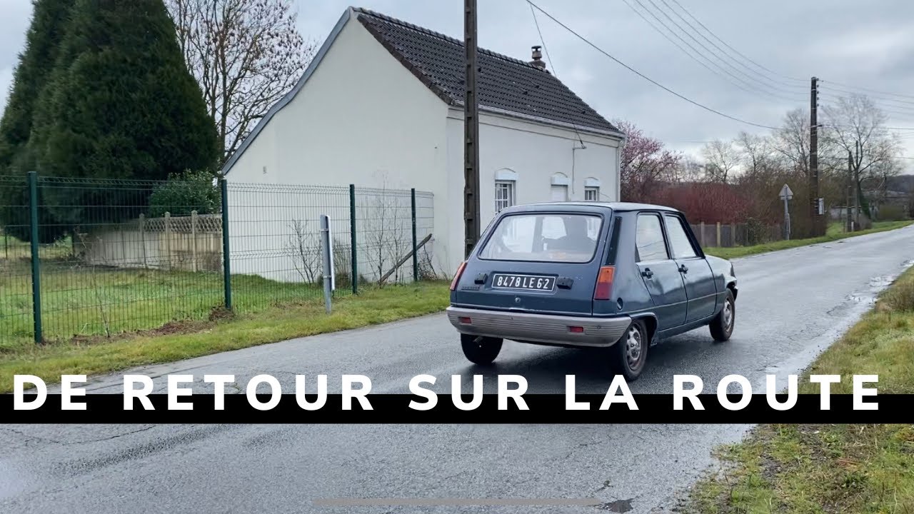 La Renault 5 enfin roulante !!!