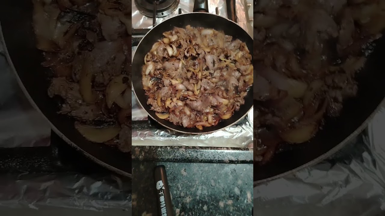 رمضان كريم  كل سنه وانتم طيبين اكلات رمضان  طاجن اللحمة بالبصل ❤️🍛رز بسمتي بالزبيب 🍚#رمضان2026 