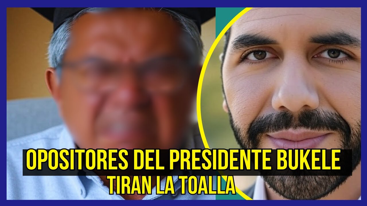 Opositores del presidente Bukele aandonan el barco