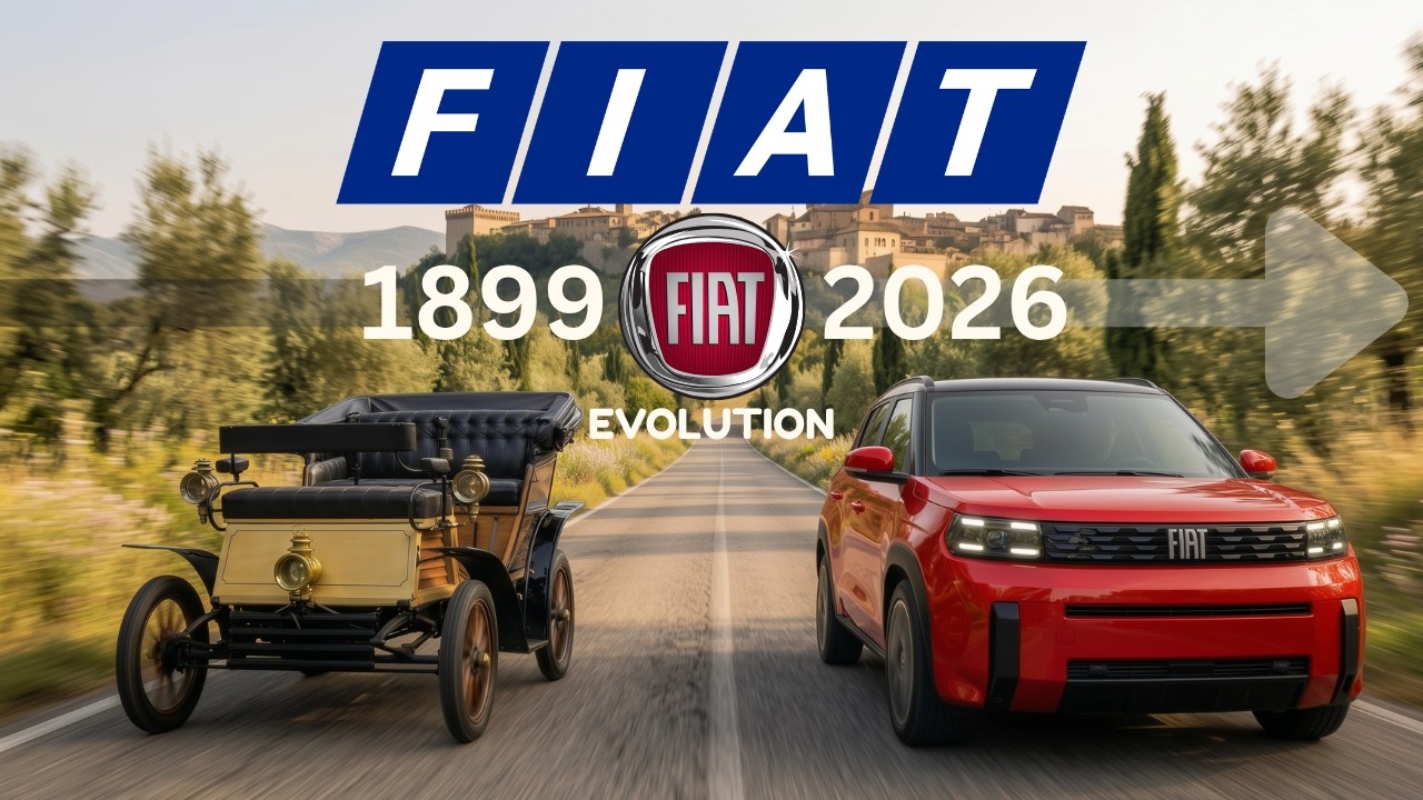 FIAT EVOLUTION (1899-2026) | Record 45 Cars Morphing ⚙️🚗
