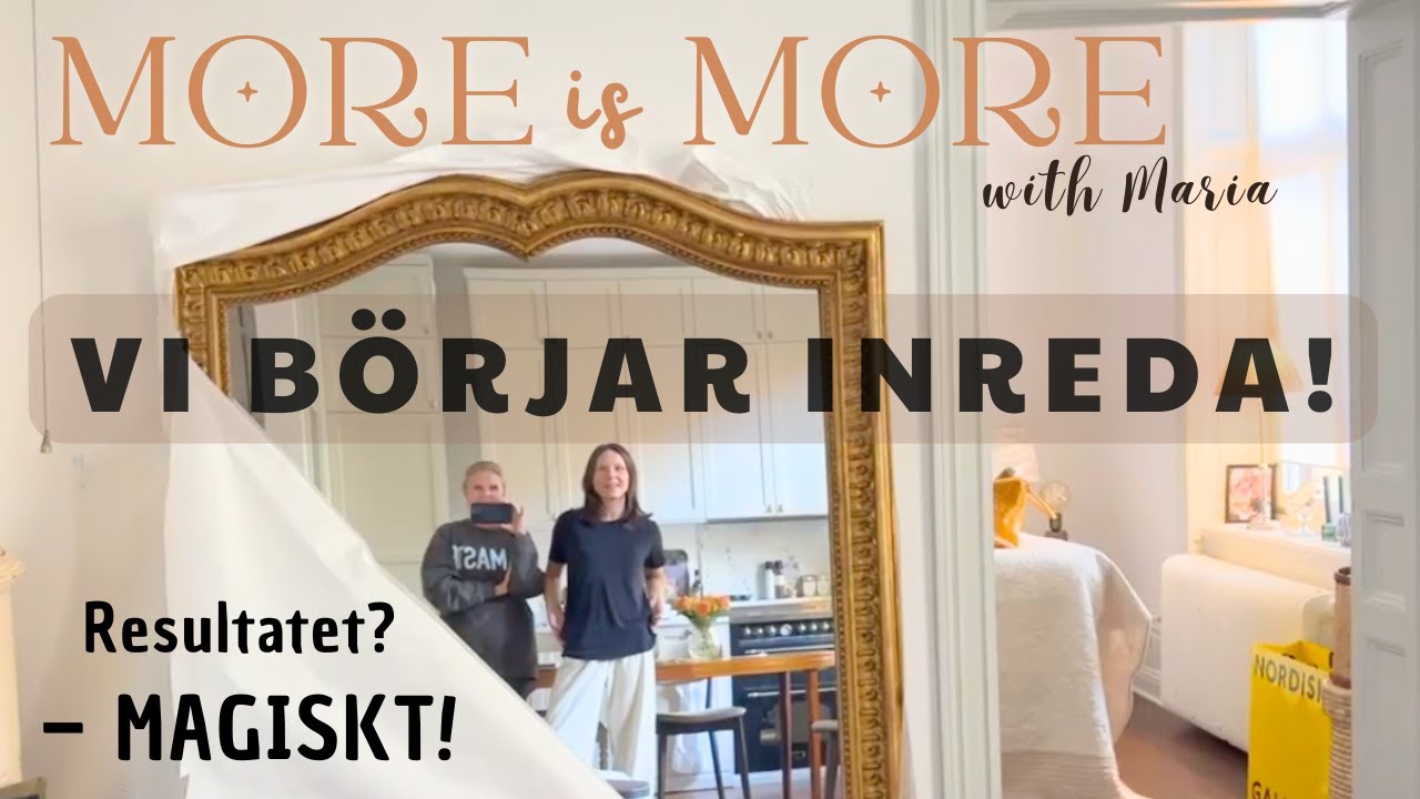 Inredning och House Tour i Biancas lägenhet efter första renoveringsfasen!