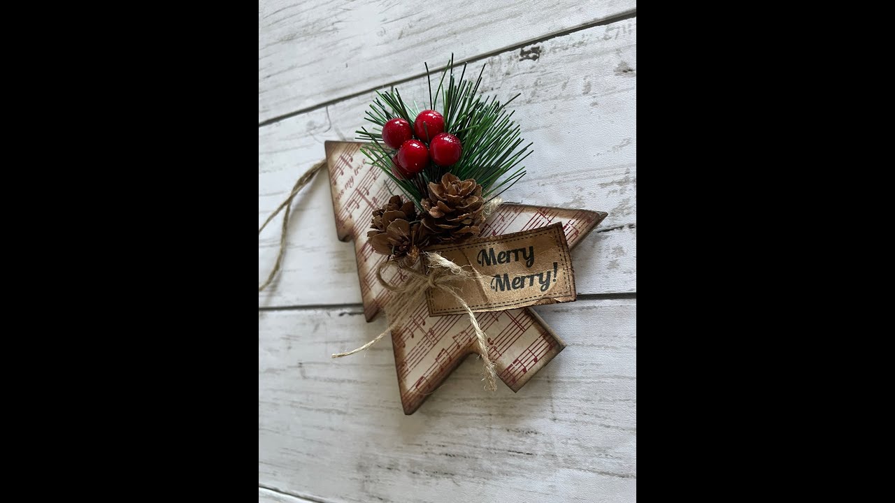 Craft Fair Ideas Season 2025! Video Number Five! Christmas Ornament!