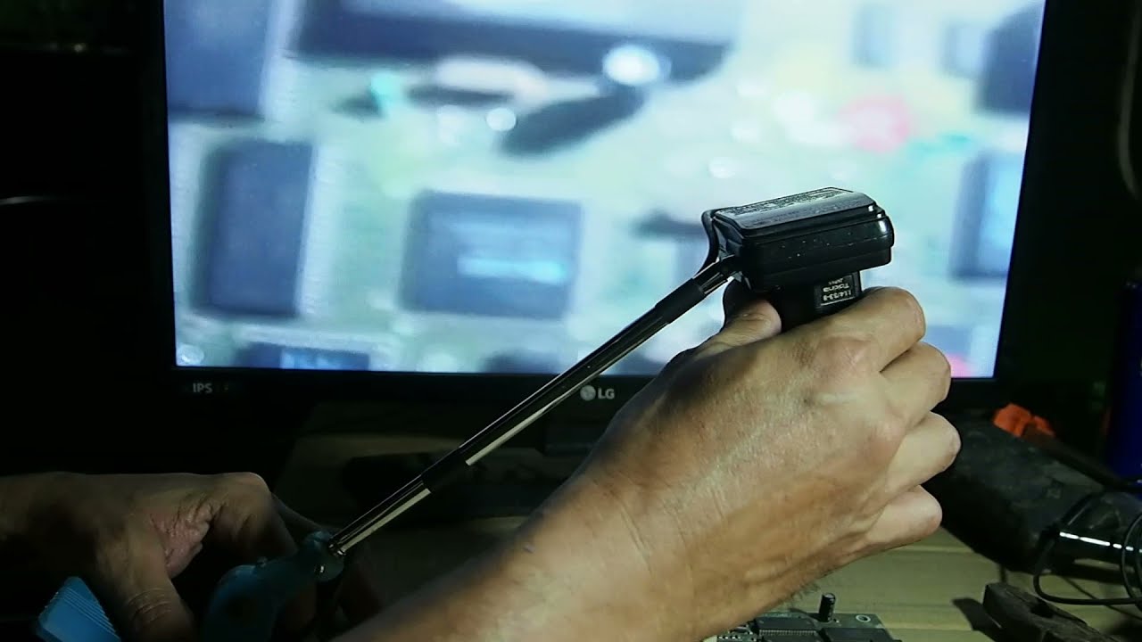 DIY microscope from cctv camera for smd