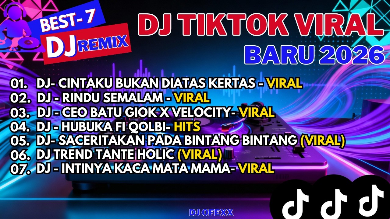 FULL ALBUM DJ REMIX VIRAL 2026 🔥 DJ TIKTOK TERBARU FULL BASS NONSTOP