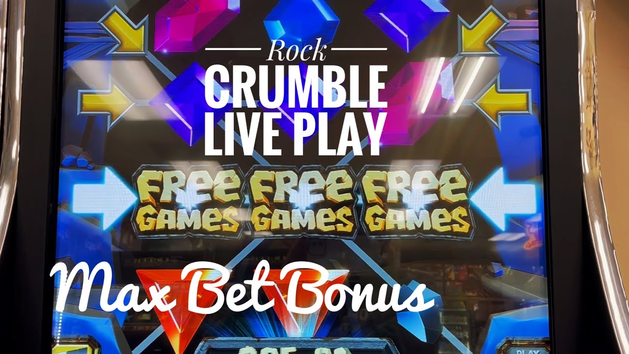 Rock Crumble Live Play Nice Bonus! Max Bet! Va skills games & slot machines