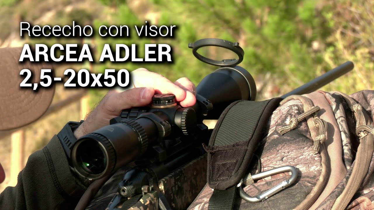 Rececho con visor ARCEA ADLER 2,5-20x50