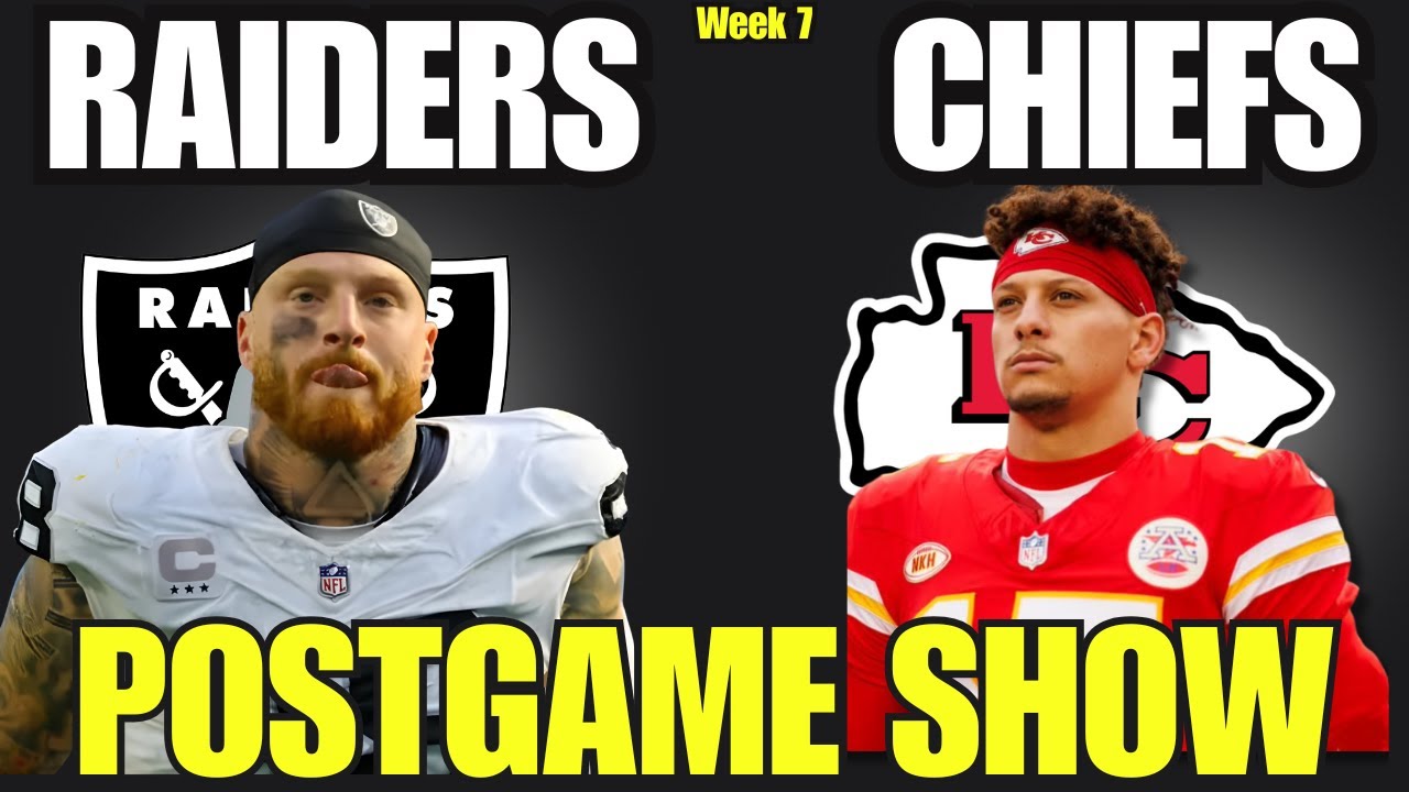 Raiders vs Chiefs Postgame Breakdown and Fan Reactions!