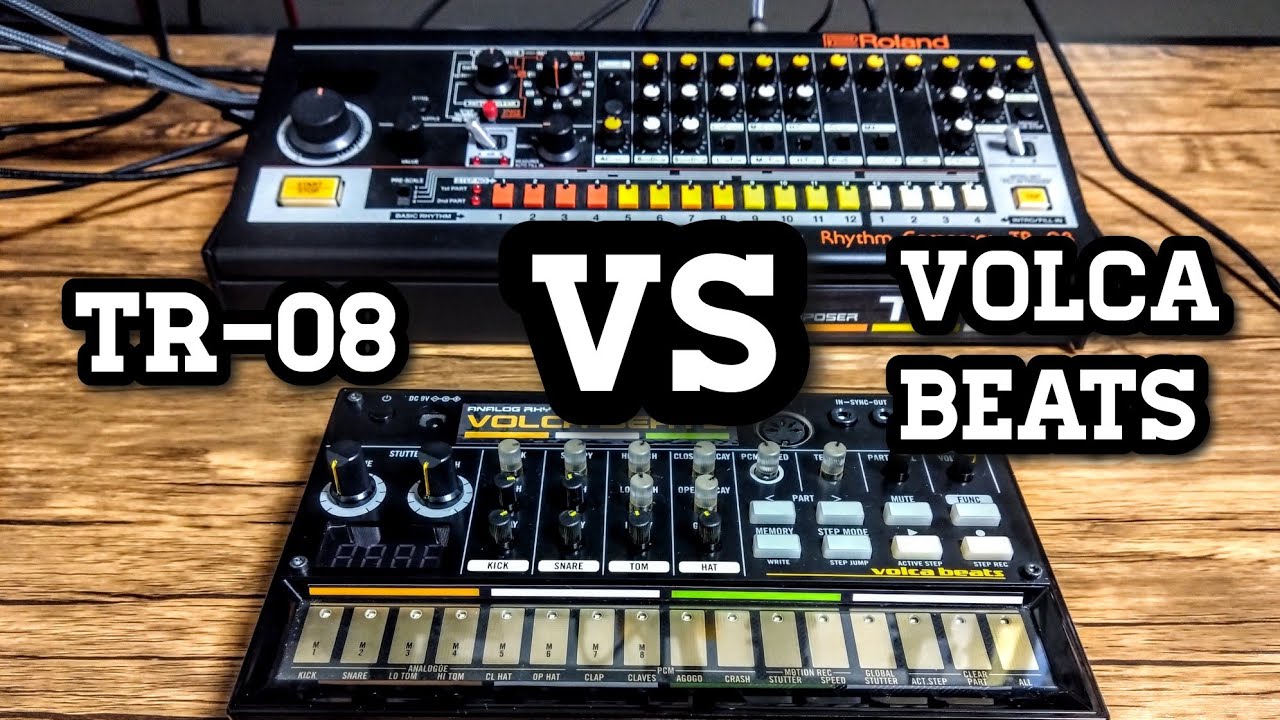 TR-08 と volca beats聴き比べしてみた！