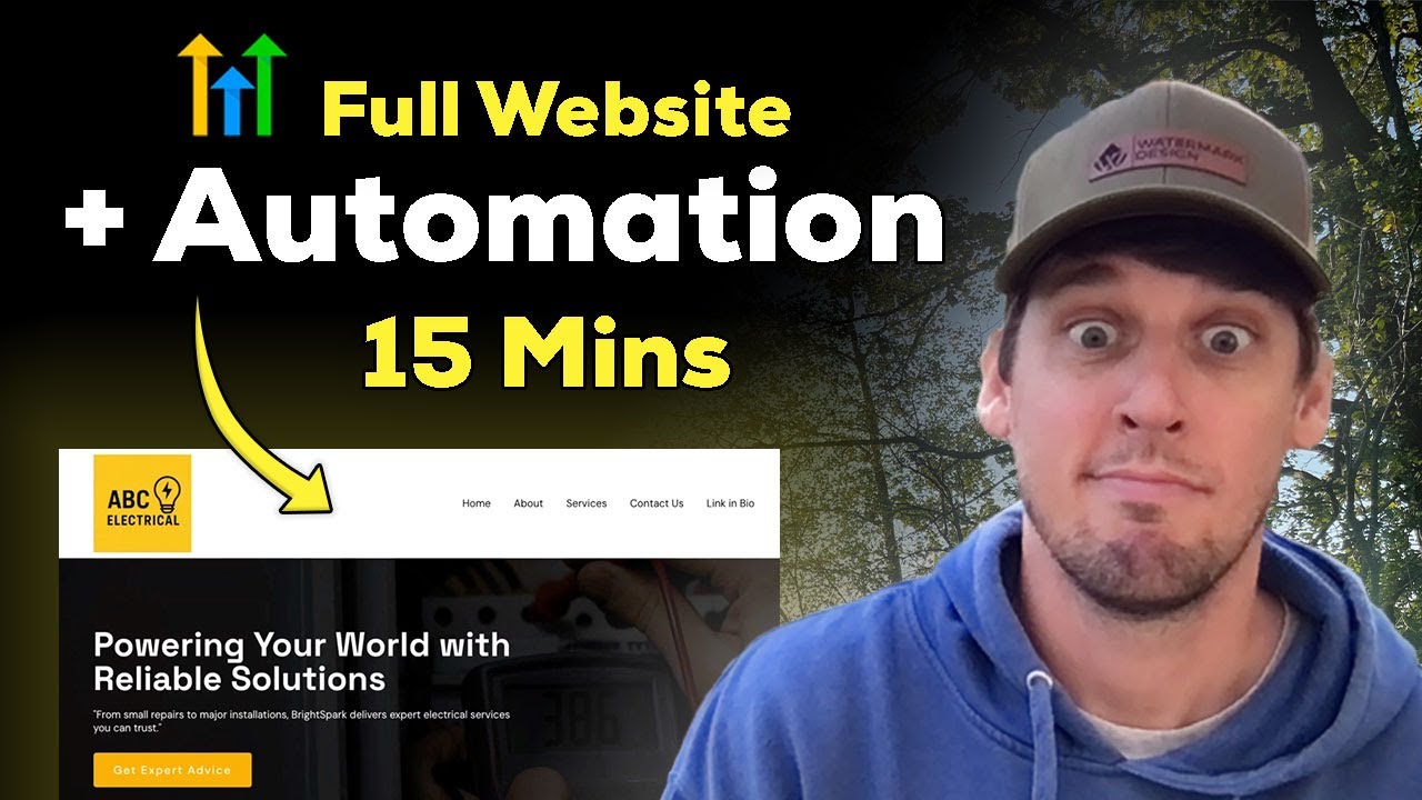 GoHighLevel Website Builder Tutorial (Full Site + Automation)