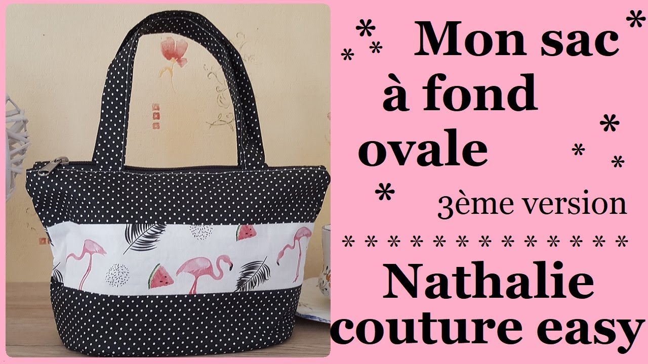 Le tutoriel du sac a fond ovale (3ème version)