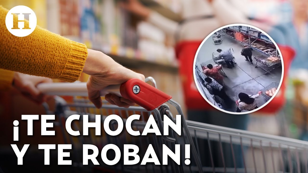 &iexcl;Cuidado al hacer el s&uacute;per! As&iacute; es el nuevo robo en supermercados; ladrones utilizan los carritos
