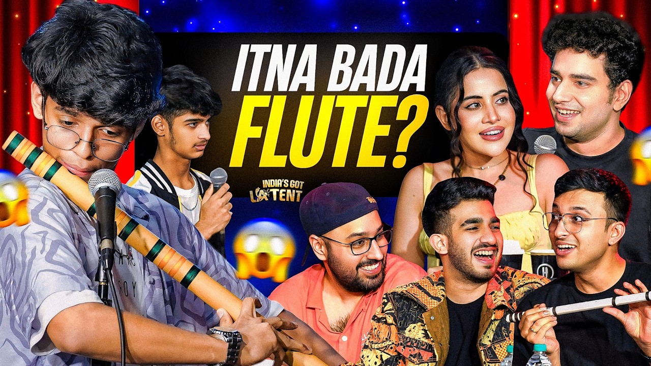 HE MAKES HIS OWN FLUTES | India's Got Latent