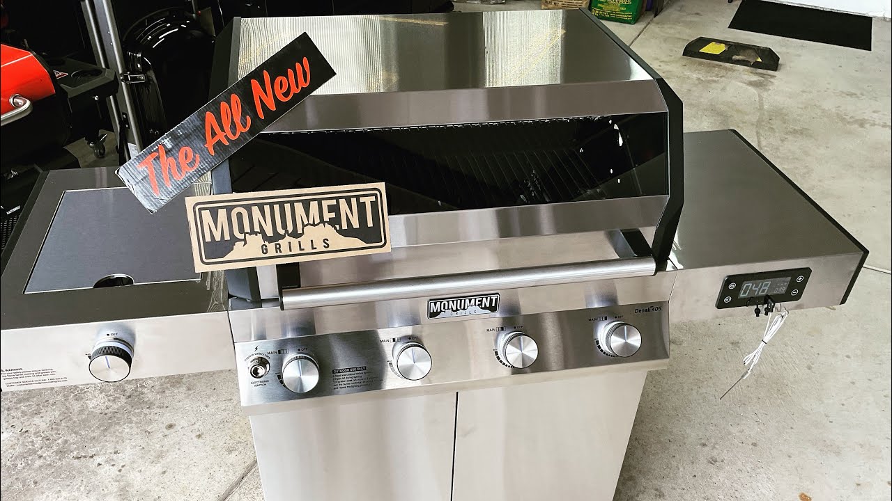 Detailed Review of The All New Monument Grills Denali 405 WIFI Enabled Gas Grill!  / Seared Steak!