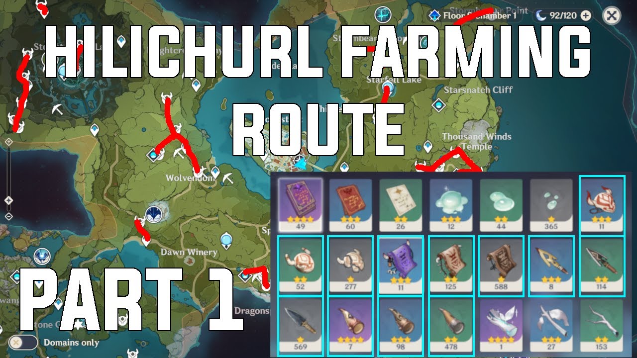 Mondstadt Hilichurl Farming Route