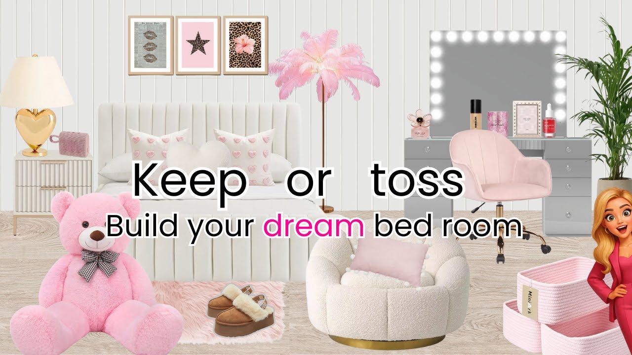 Build Your Dream Room 🔥 20 Items ONLY Keep Or Toss Mega Challenge 🔥