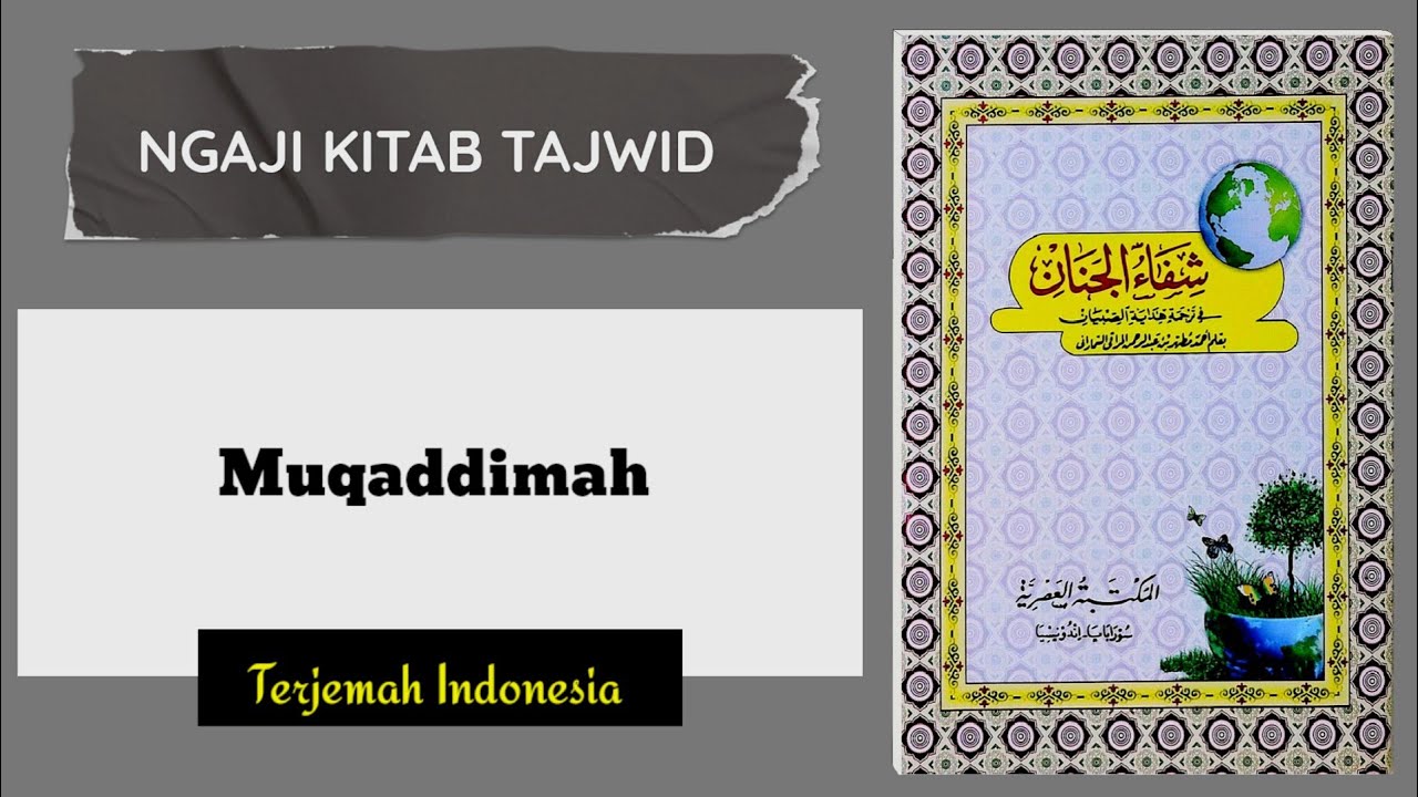 #01.[Muqaddimah] Ngaji Kitab Syifau'l Janan Eps 01