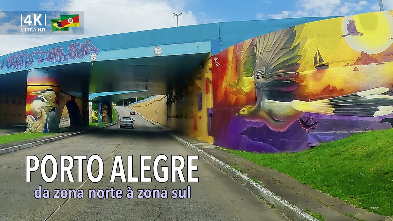 Porto Alegre - Rio Grande do Sul | Dirigindo da Zona Norte até a Zona Sul