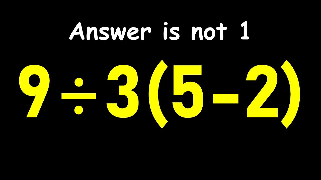 Can You Solve This? Most People Get the Order Wrong!