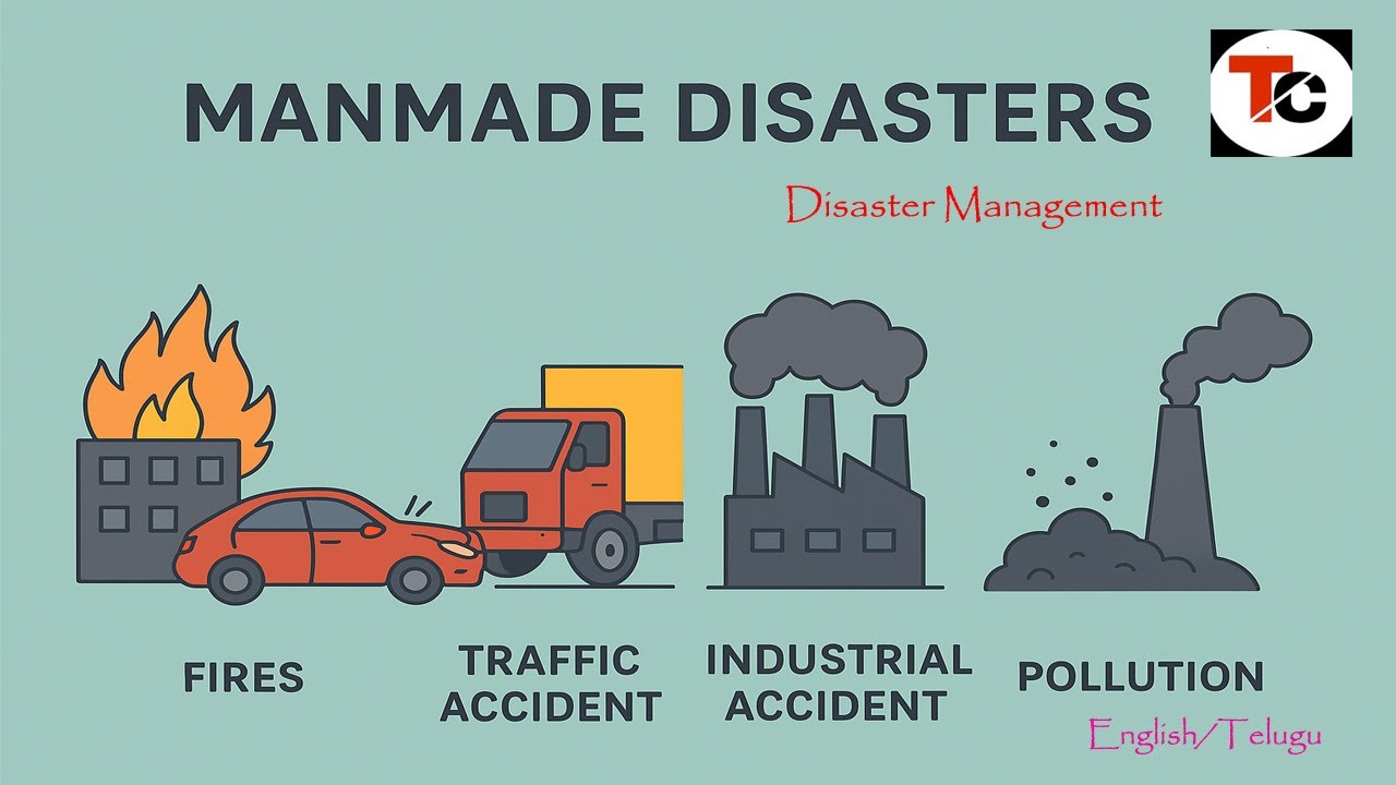 Manmade disasters - Prevention, mitigation and measures Disaster Management| APPSC FBO| FSO |