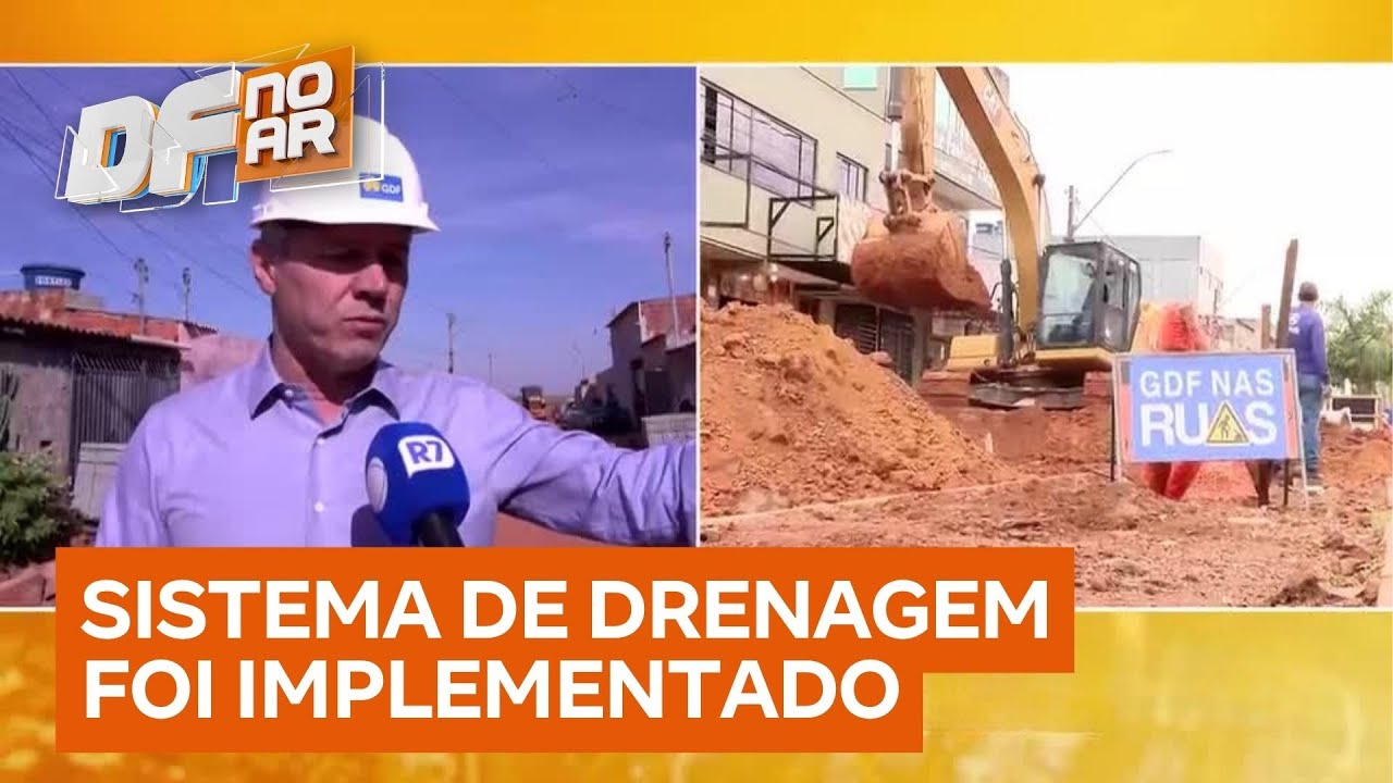 Urbanização do Sol Nascente (DF) chega a 90% e deve ser concluída antes das chuvas | DF no Ar