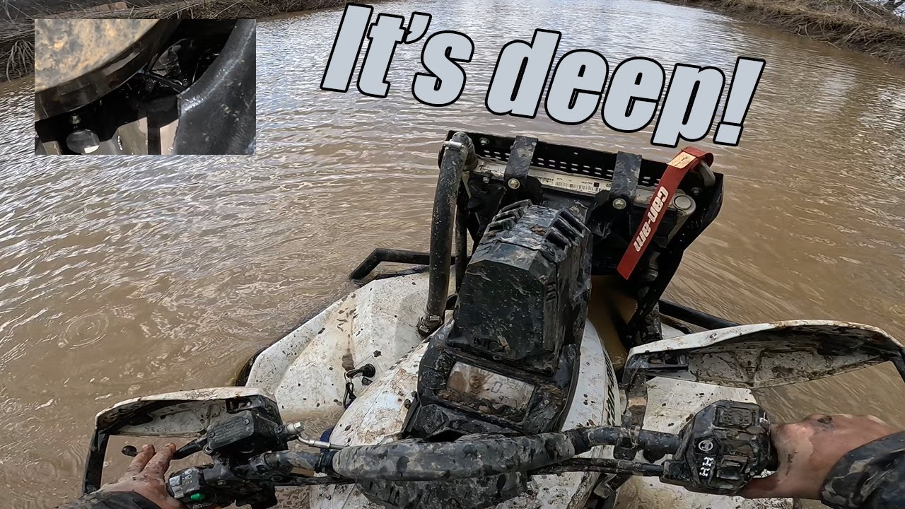 I almost swamped my Can-Am!