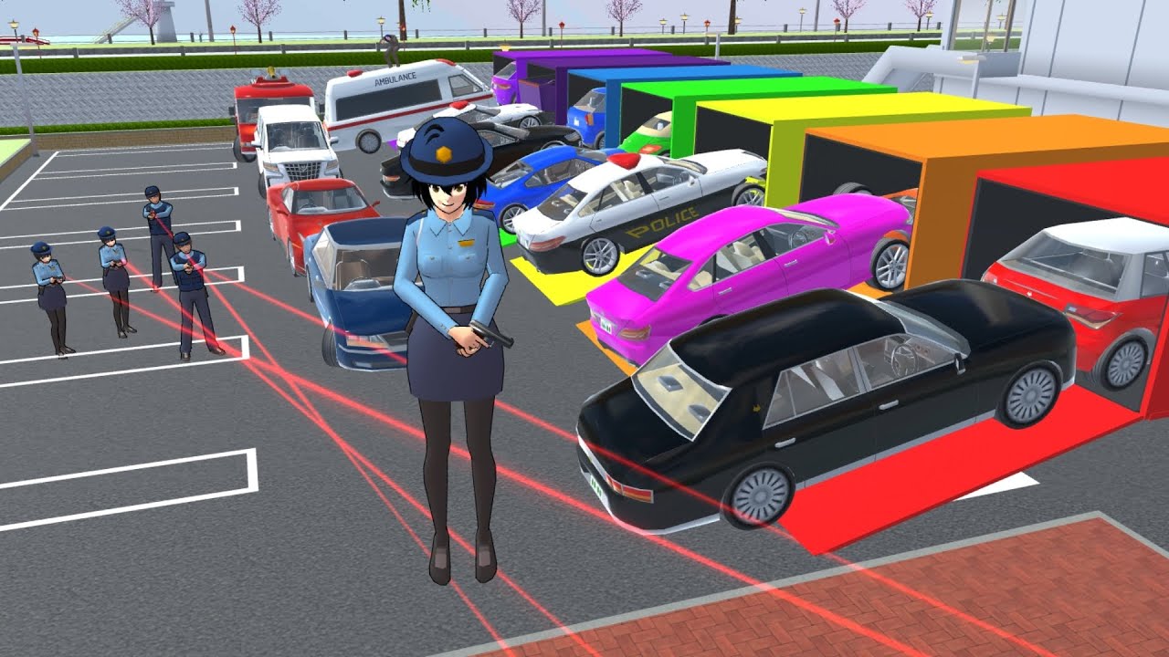 Collection all Police car 🚓, ambulance 🚑, fire truck 🚒 at Hospital part 15 SAKURA School Simulator