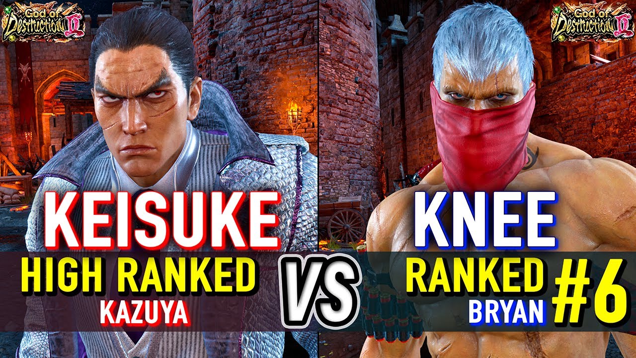 T8 🔥 KEISUKE (Kazuya) vs KNEE (#6 Ranked Bryan) 🔥 Tekken 8 High Level Gameplay