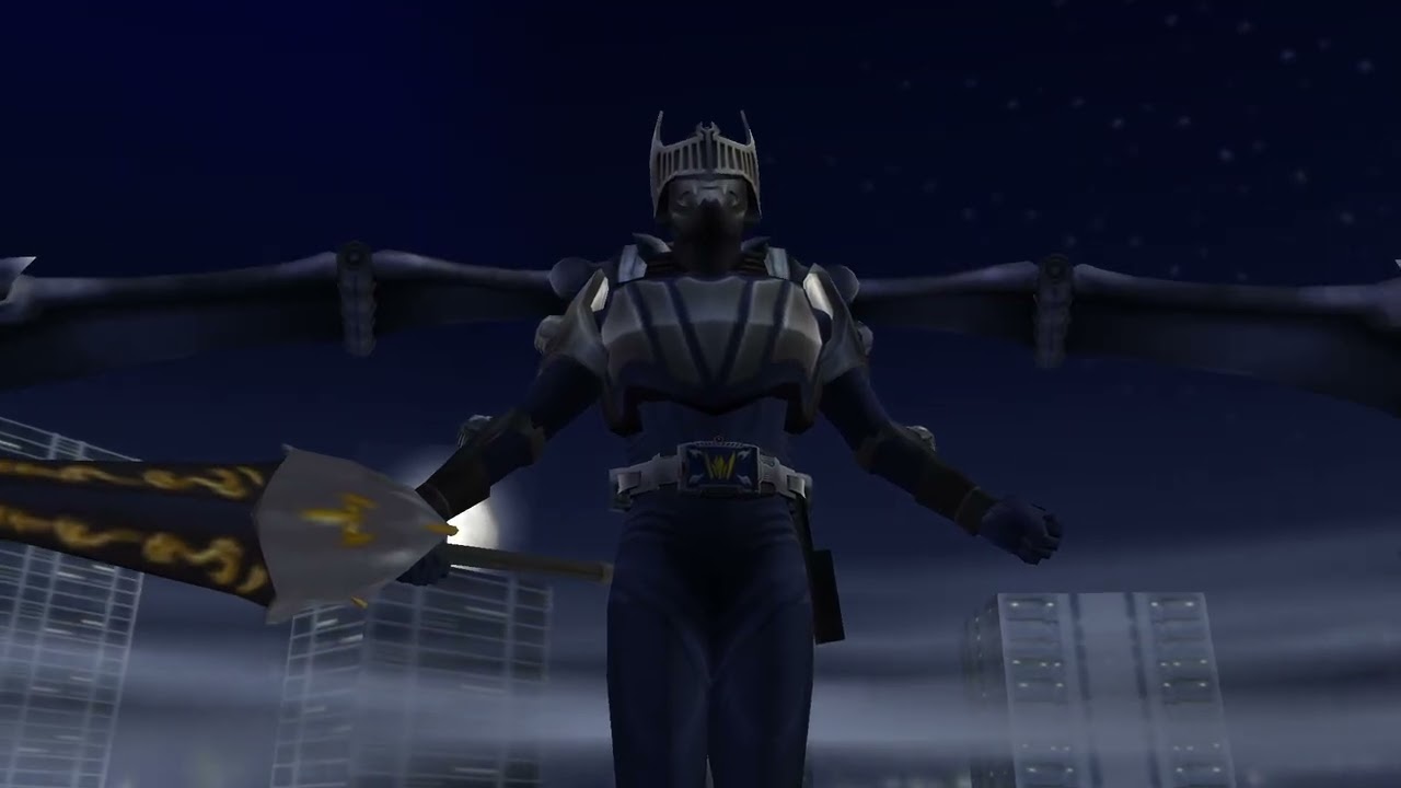 Kamen Rider Super Climax Heroes (PSP) Knight (Normal) vs G3-X