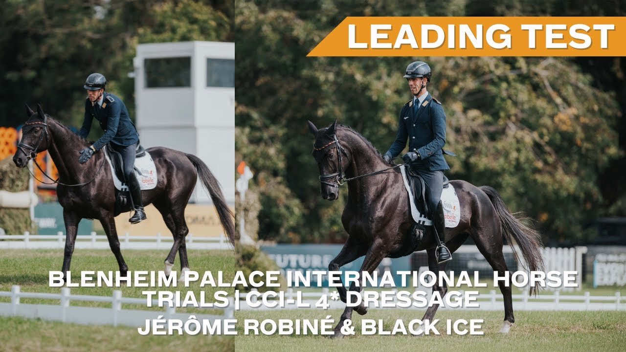 Jérôme Robiné & Black Ice | Leading CCI-L 4* Dressage Test - Blenheim International Horse Trials