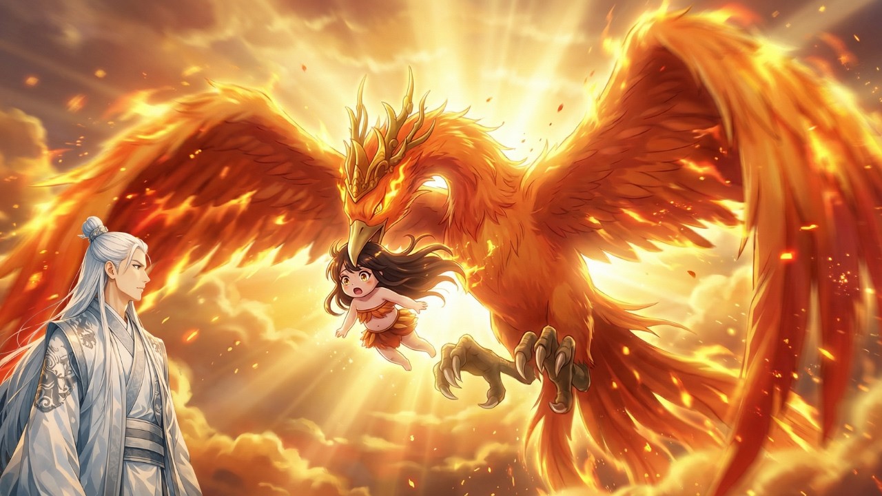 phoenix and the lord's full animation story, Phoenix Ne Insaan Ki Bacchi Ko Apna Shikar Bana Liya 🔥