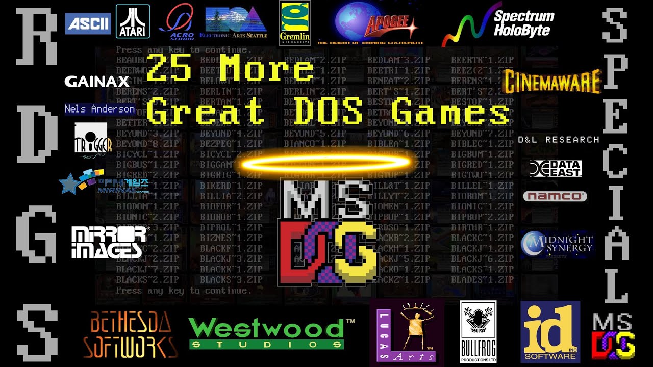 Random DOS Game Show Special: 25 More Great DOS Games (Part 10)