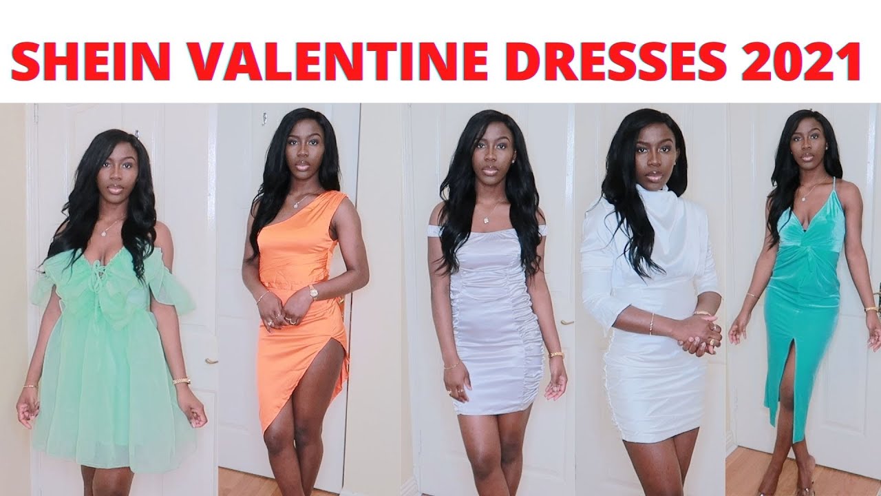 SHEIN VALENTINE OUTFITS | Call Me B | #shein #valentine #sheindresses #valentineoutfits