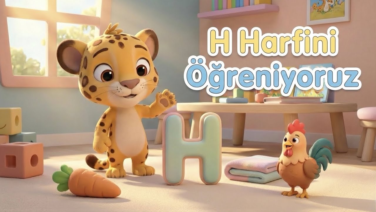 H Harfini Öğreniyoruz! 📚| Parstiko ile A’dan Z’ye Çocuk Şarkıları | Okul Öncesi  🎶