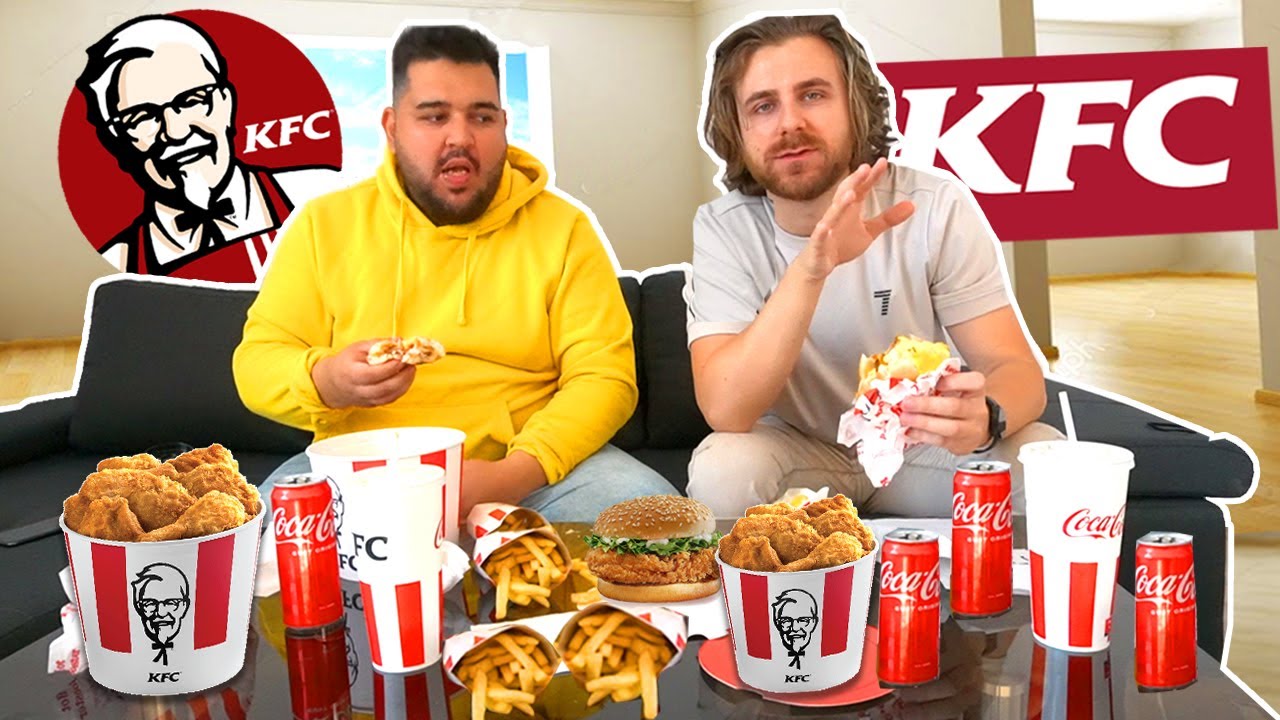 Testam MUKBANG cu TOT MENIUL de la KFC de ZIUA MEA si iRaphahell..