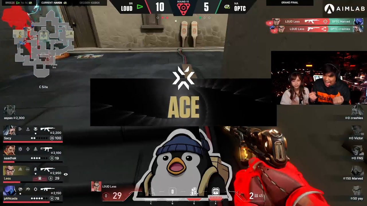 SuperBusS reacts to LOUD Less insane ACE vs OpTic - Champions Istanbul 2022