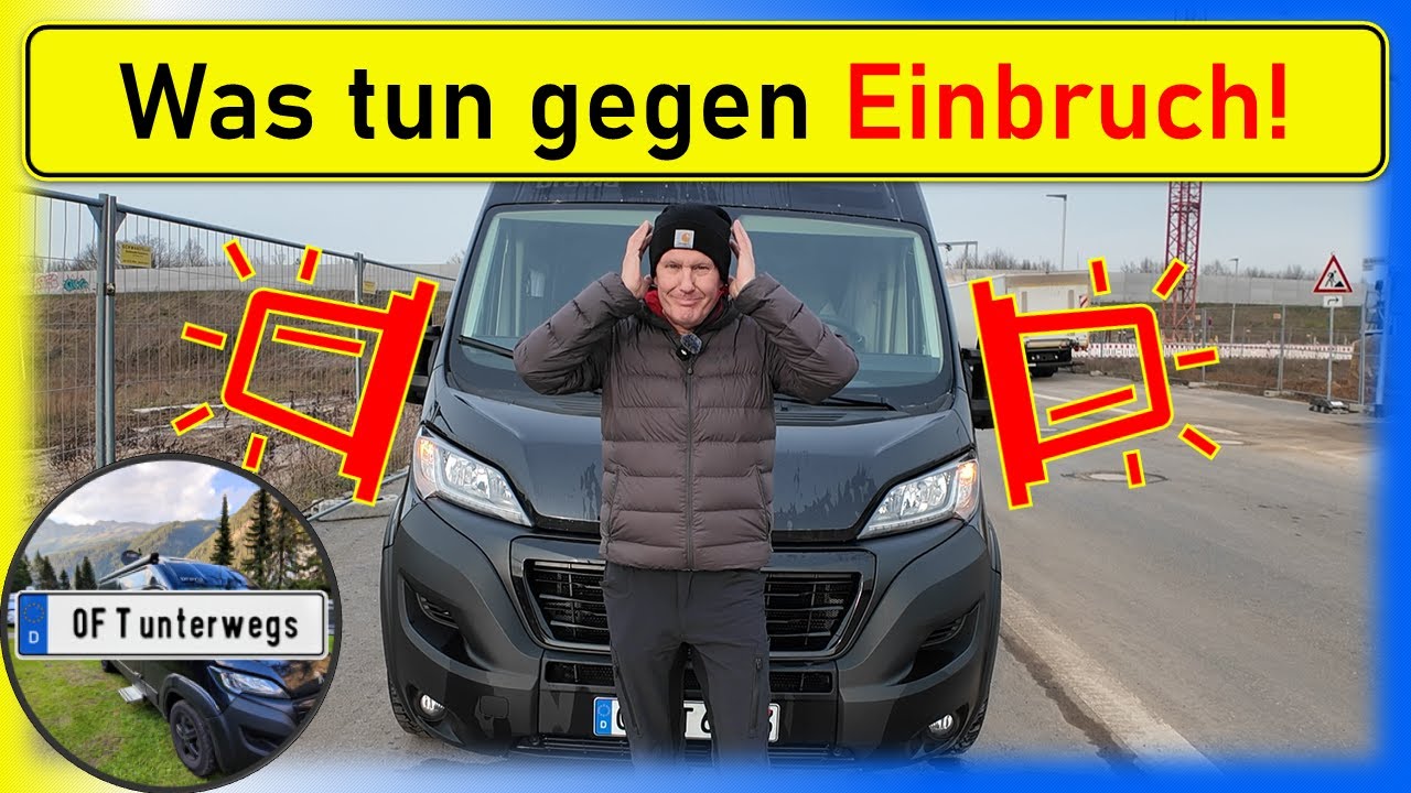 Einbrecher abschrecken! 🔐 Beispiel, um Ducato Boxer Jumper gegen Einbruch und Diebstahl zu sichern 🔐