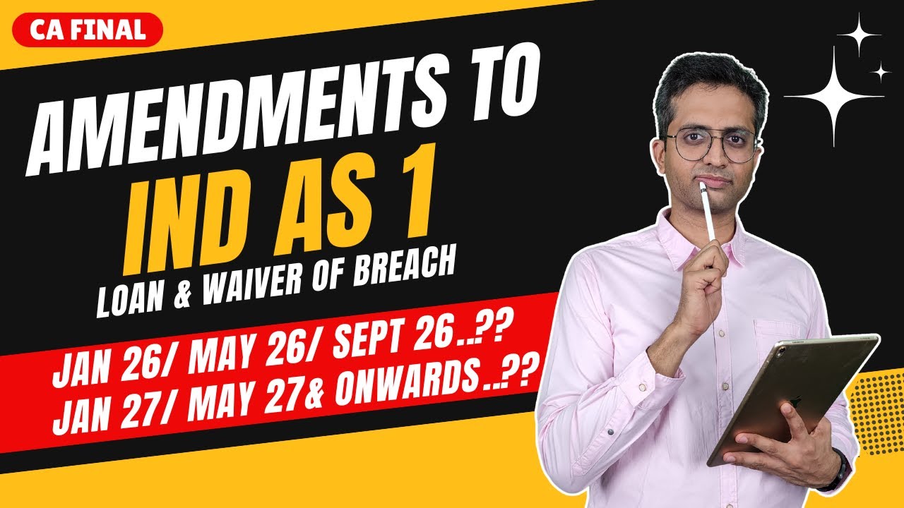 V.Imp Amendment to Ind AS 1 | What Treatment to Follow in Exams? | Breach & Waiver in Post BS Period